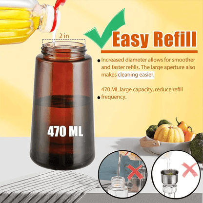 2 in 1 Smart Glass Oil Dispenser