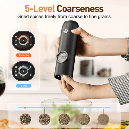 Smart Home Electric Grinder Set (2 Pc Set, Herbs and Spices)