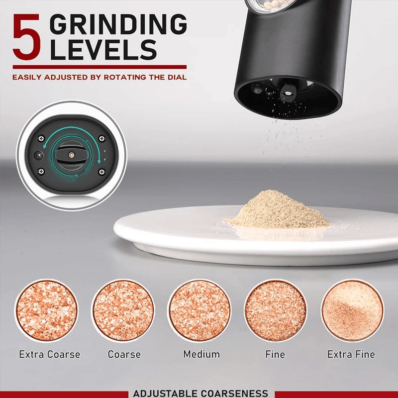 Smart Home Electric Grinder Set (2 Pc Set, Herbs and Spices)